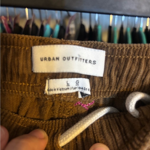 Urban Outfitters Brown Corduroy Pants with Floral Embroidery - Picture 3 of 4